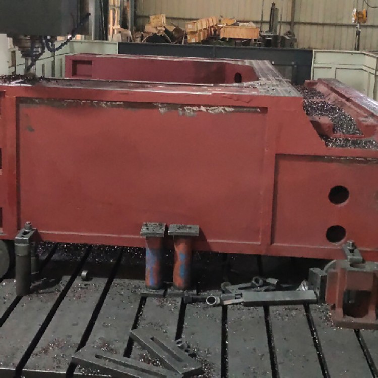 海安机床床身底座立柱横梁龙门铣加工