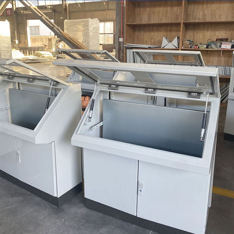 扬州琴式斜面控制柜钣金外壳加工厂