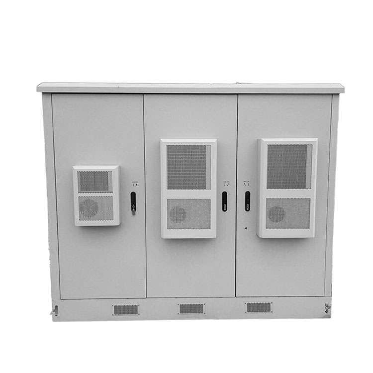如皋三舱体户外一体化综合通信机柜加工
